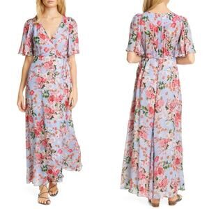 byTiMo Floral Wrap Maxi Dress